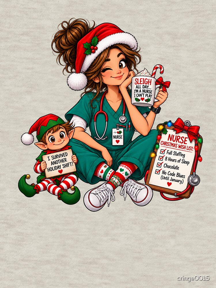 Nurse At Christmas by cringe0015