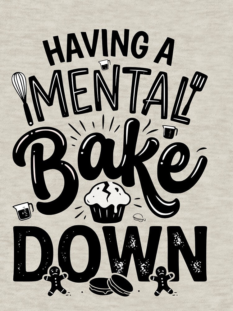 Having A Mental Bake Down - Funny Holiday Christmas Baker Humor Design by Lozarux