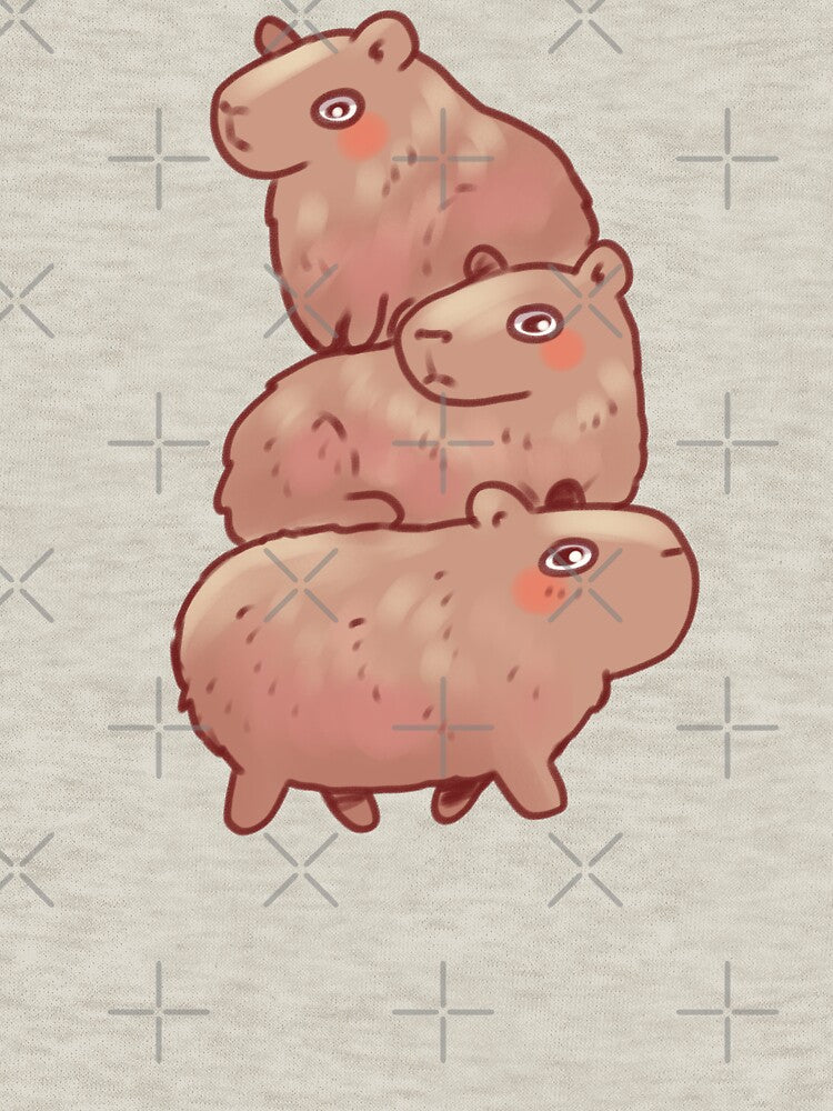 Cute capybaras stack by Artofmayara