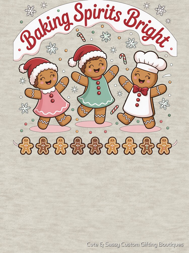 Gingerbread Baking Christmas by Cute & Sassy Custom Gifting Boutiques