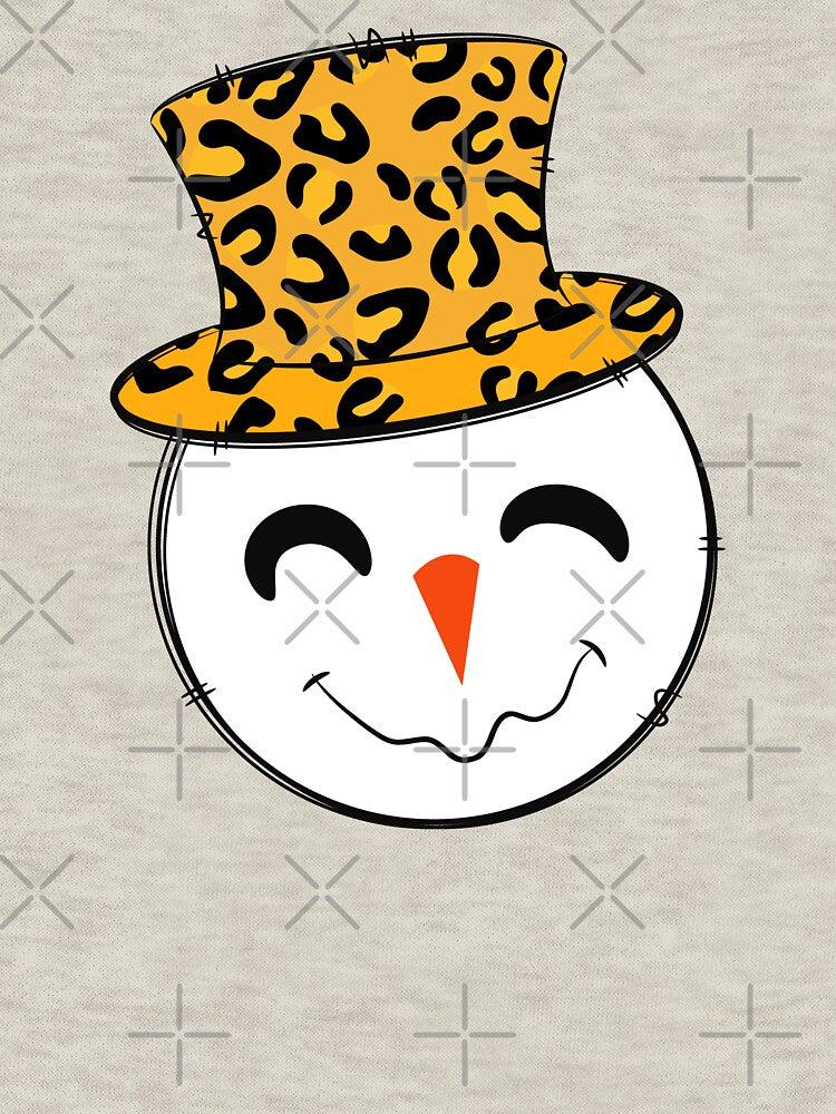 Leopard Snowman Head Winter by MisPuHoney