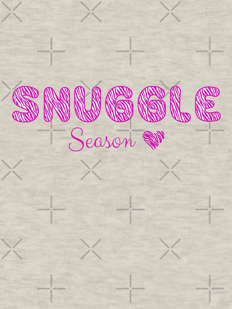 Snuggle Season Pink Zebra Print Cozy Design by Inkworksbyshery