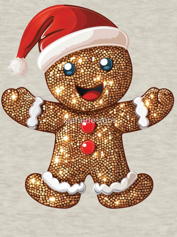 Sequin Gingerbread Man by kjanedesigns