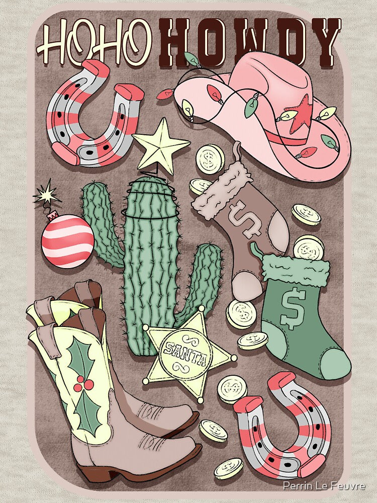 Ho Ho Howdy Christmas Cowboy by Perrin Le Feuvre