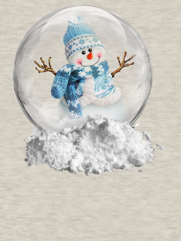 Winter and snowman smiles in crystal ball by S4rit4