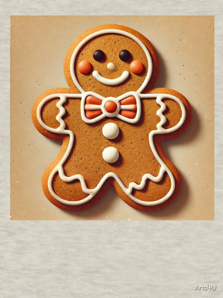YUMMY RETRO GINGERBREAD MAN COOKIE by Arts4U