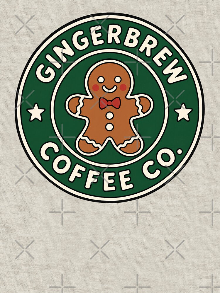Gingerbrew Coffee Co. — Cute Christmas Coffee Badge by wingoo22