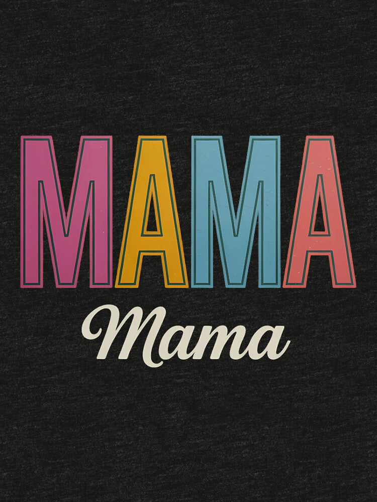 Mama Block Letter Graphic by TrinaEspinoza