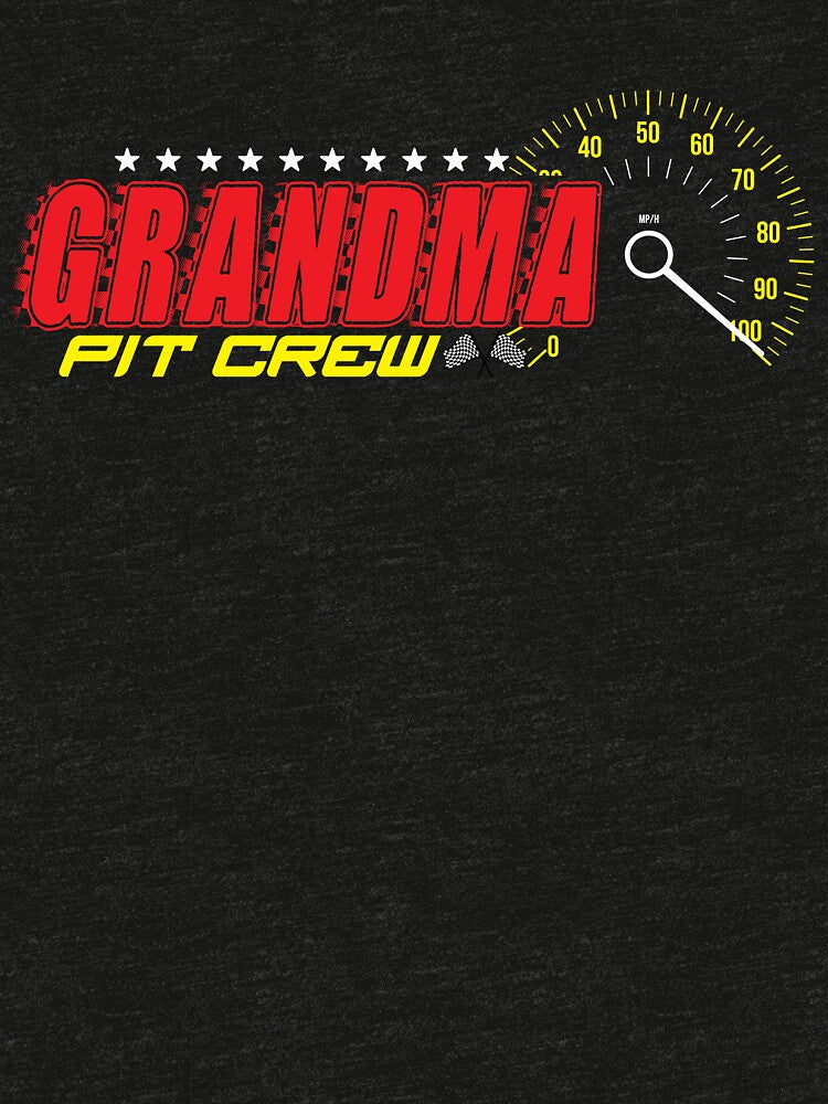 Pit Crew Grandma Racing Birthday Grandma Pit Crew Gear by DynamicDesign