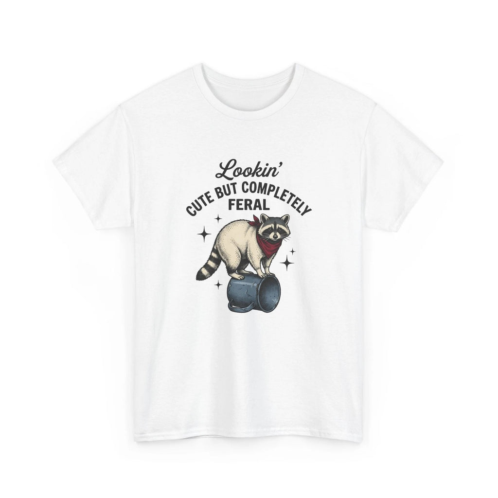 Raccoon Kerchief Shirt Cowgirl Creatures Gift Women Antique Tee Bandana T-Shirt