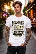 Mooneyes Signs & Pinstriping Studio Graphic Retro Hot Rod Kustom Tee Unisex