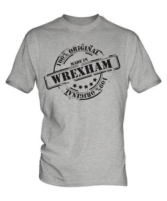 MADE IN WREXHAM MENS GIFT CHRISTMAS BIRTHDAY 18TH 30TH 40TH 50TH 60TH Unisex