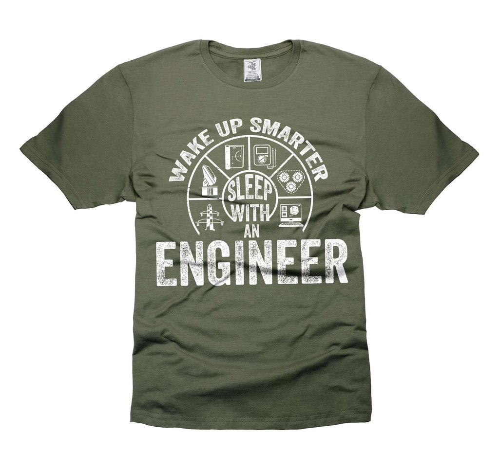 Mens Funny Engineer T-shirt Engineer Joke Shirt Sleep With An Engineer Shirt