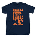DROOGS DONT RUN T Shirt Kubrick A Clockwork Orange Droog Mask Tee Costume Poster Unisex