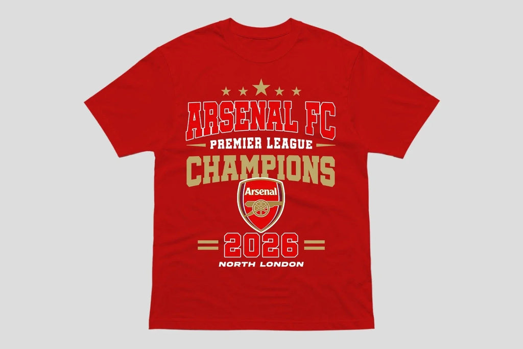 Arsenal FC Champions 2026 Premier League Winners Football ADULT Unisex