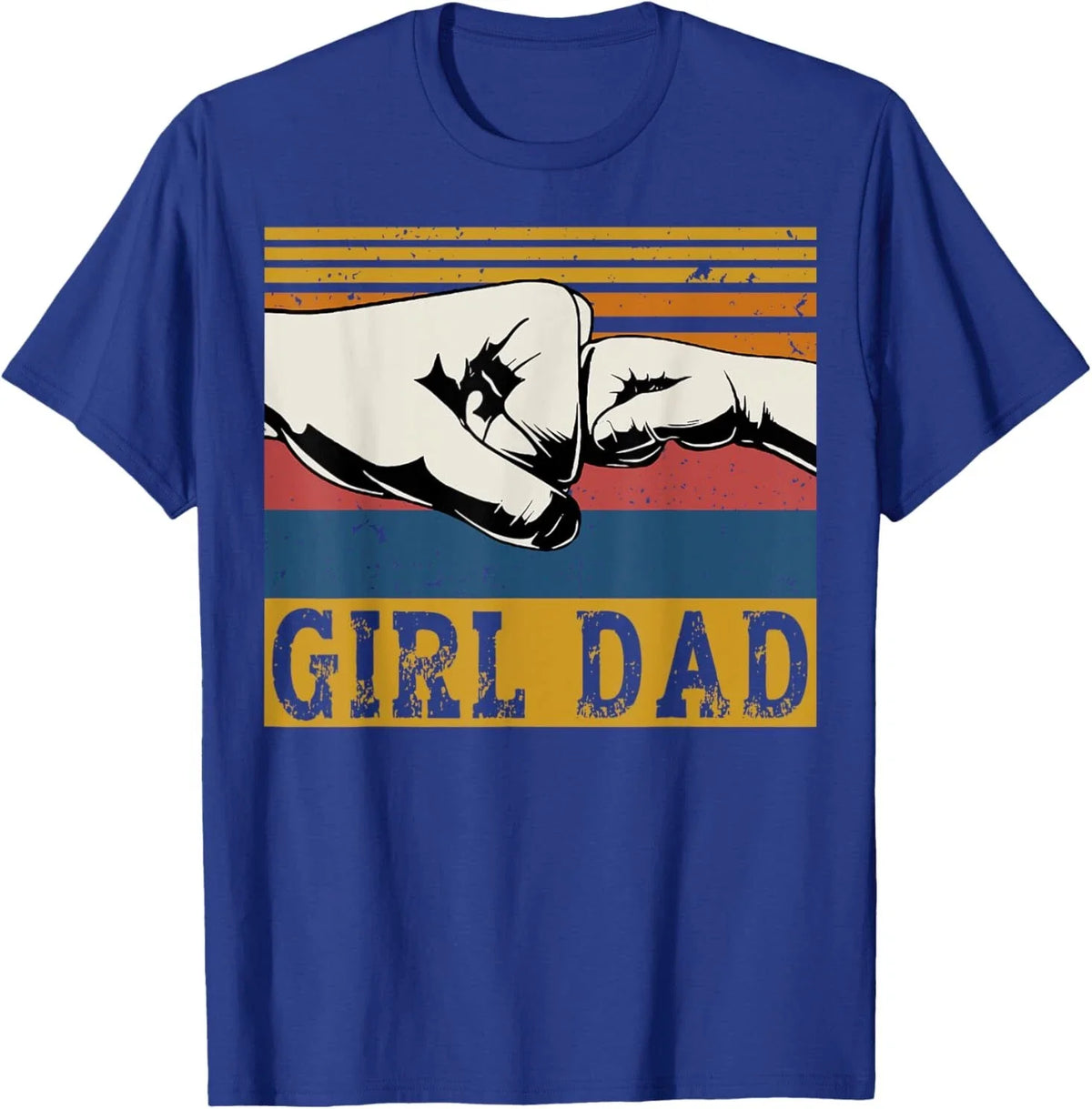Girl Dad Men Father of Girls Fathers Day Vintage Unisex