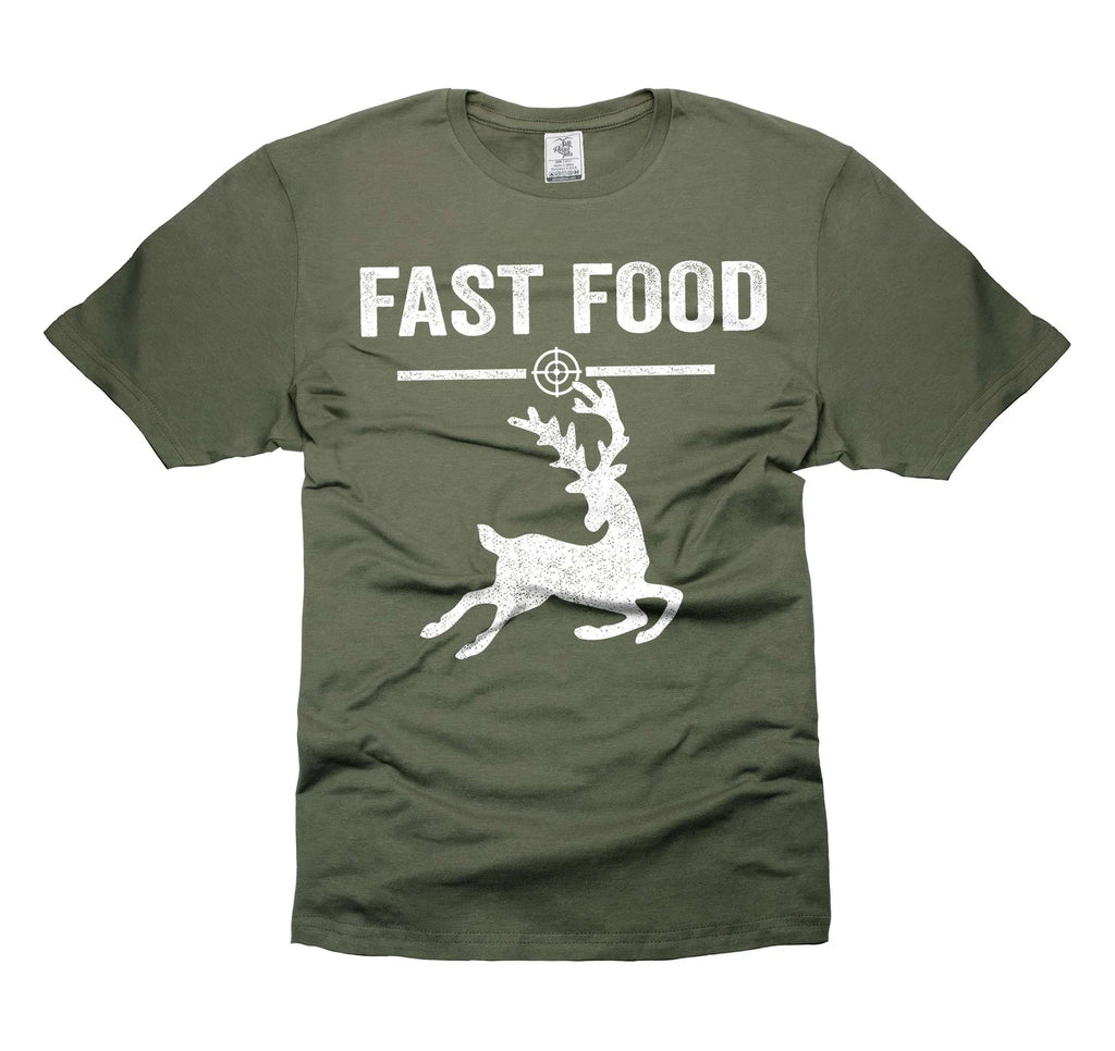 Funny Hunting Shirt Deer Fast Food Shirt Deer Hunting T-Shirt Hunter Gifts