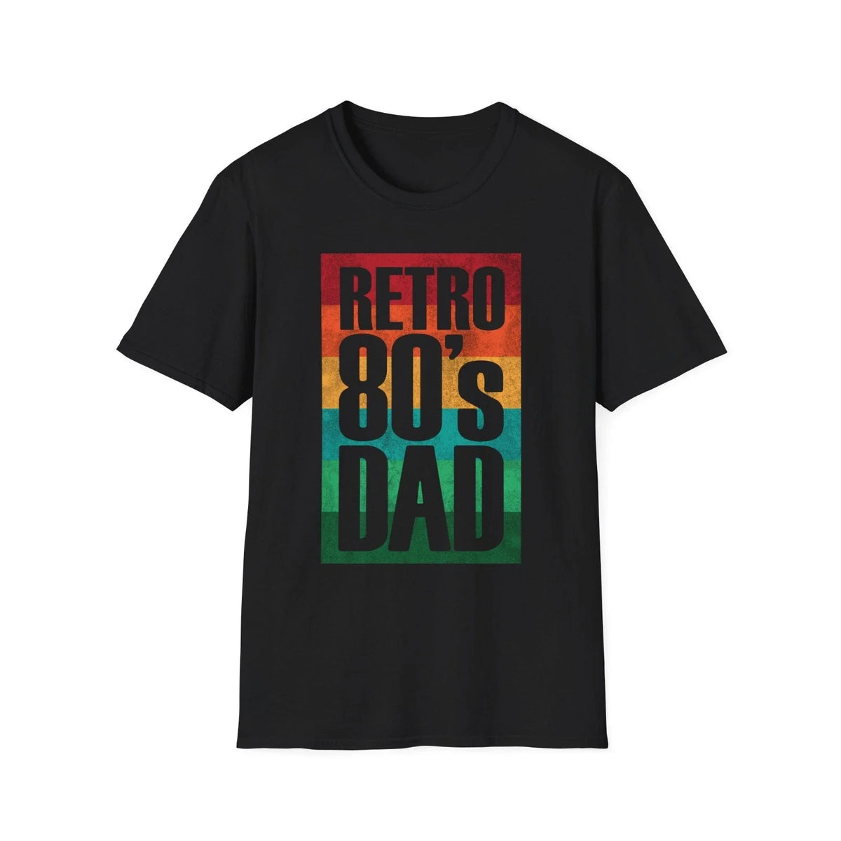 Retro 80's Dad Vintage Eighties Graphic Tee Nostalgia Father's Day Gift Unisex