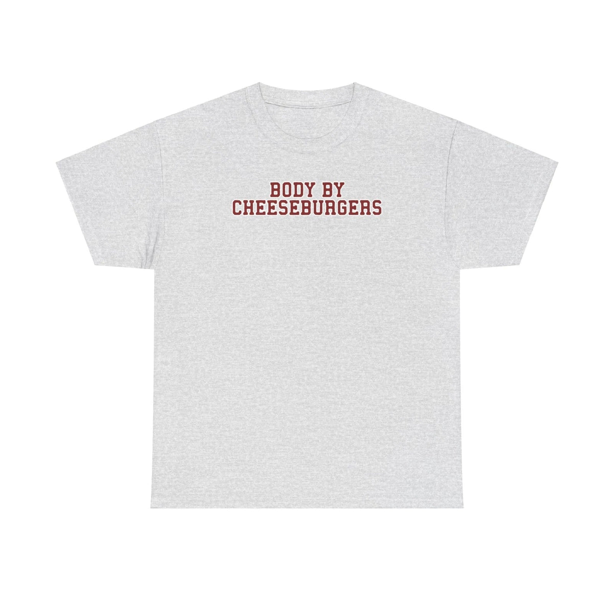 Cheeseburger Shirt Gifts Tshirt Tee Crew Neck Short Sleeve Unisex