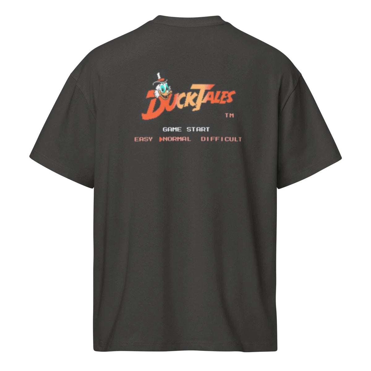 DuckTales Vintage Black nes Classic Heavyweight Box Tee Unisex