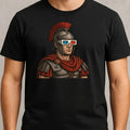 Mens Roman Soldier 3D Glasses Motif Cotton Size S to 5XL Unisex