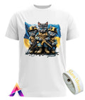 Ukraine Cats War Freedom - 100% Cotton, Unique Design, Support Ukraine Unisex