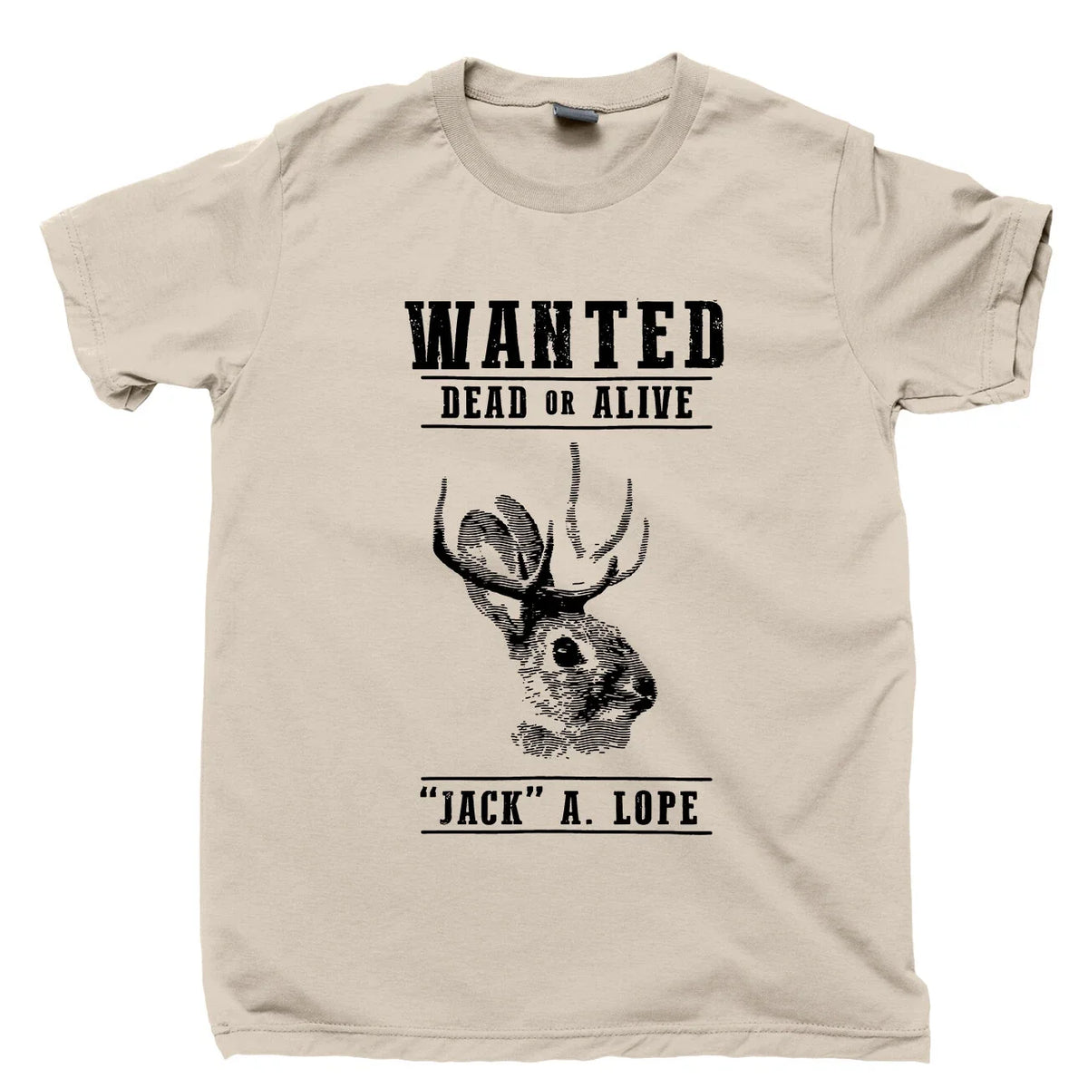 Jackalope T Shirt Jackrabbit Antelope Horn Cryptid Hunter Spirit Animal Hare Tee Unisex