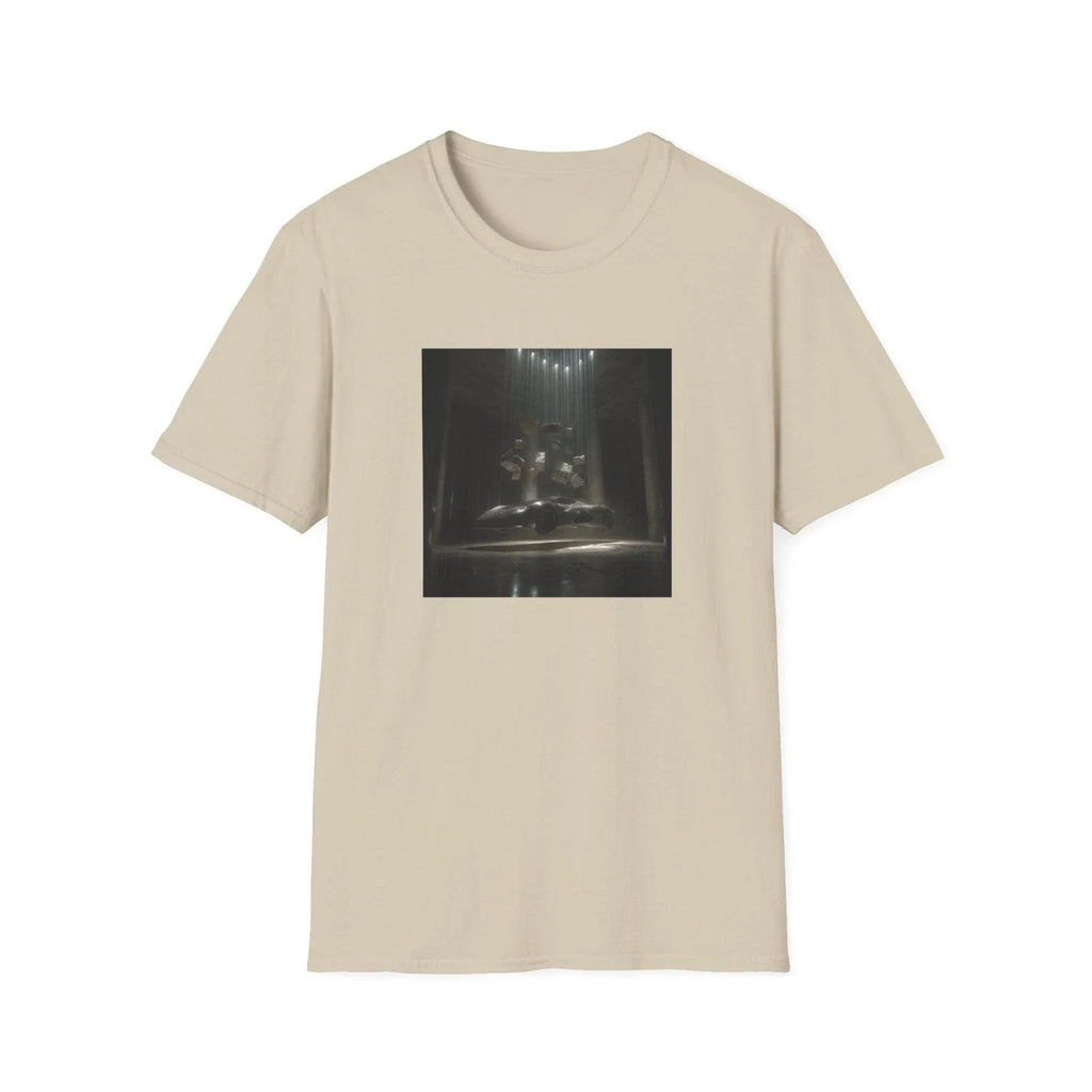 Candlelit Gothic Statue T Shirt | Dark Fantasy Art Graphic Tee | Unisex Unisex