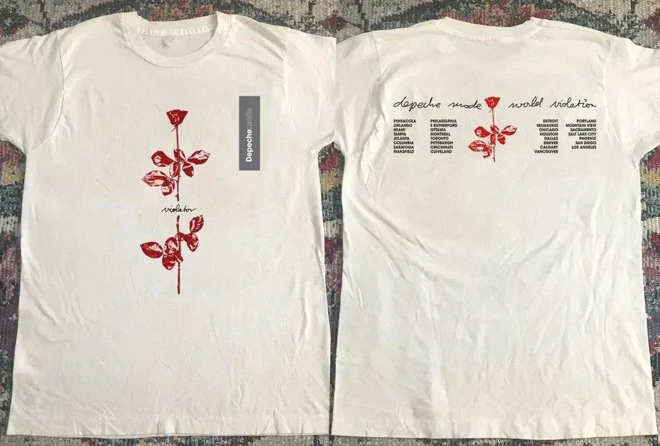 1990 Depeche Mode World Violator Concert Tour Unisex