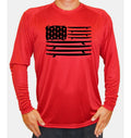 Surfing Surfer Flag Ocean Beach Long Sleeve UPF 50 UV Protection Unisex