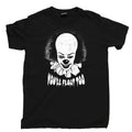 PENNYWISE The Dancing Clown T Shirt Tim Curry Stephen King IT Book Movie DVD Tee Unisex
