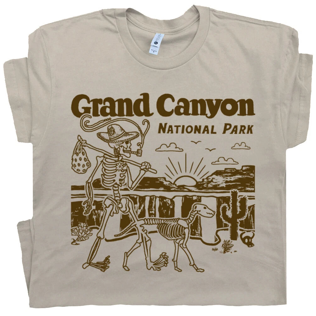 Grand Canyon T Shirt National Park Monument Valley Hiking Camping Men Women Tee