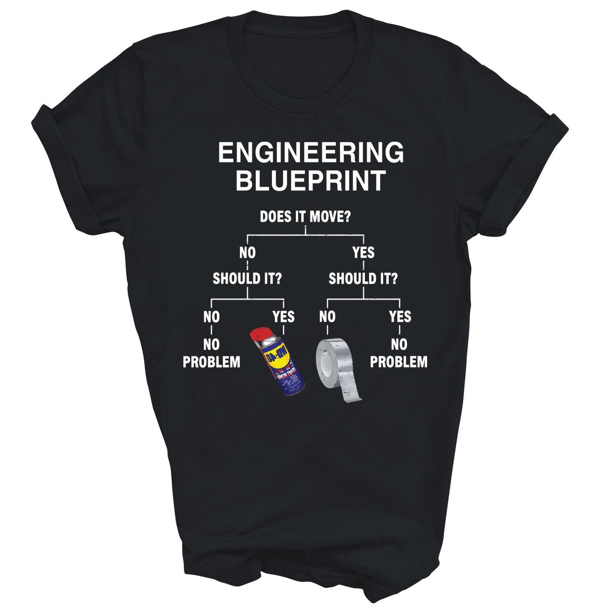 My Engineering Blueprint Engineer Funny Unisex Shirt Gift T-Shirt