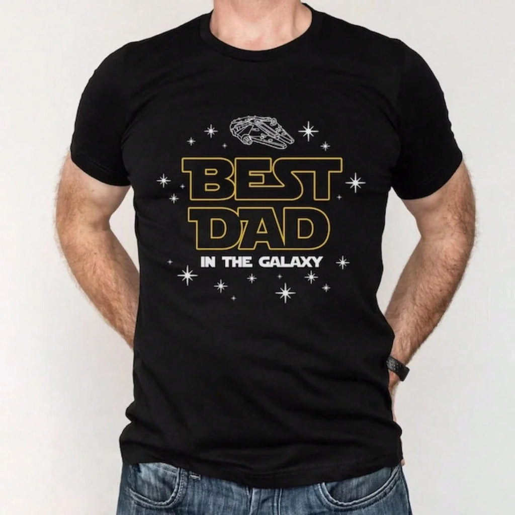 The Best Dad In The Galaxy Shirt, Father's Day Gift, Gift For Dad, Husband Gift Unisex