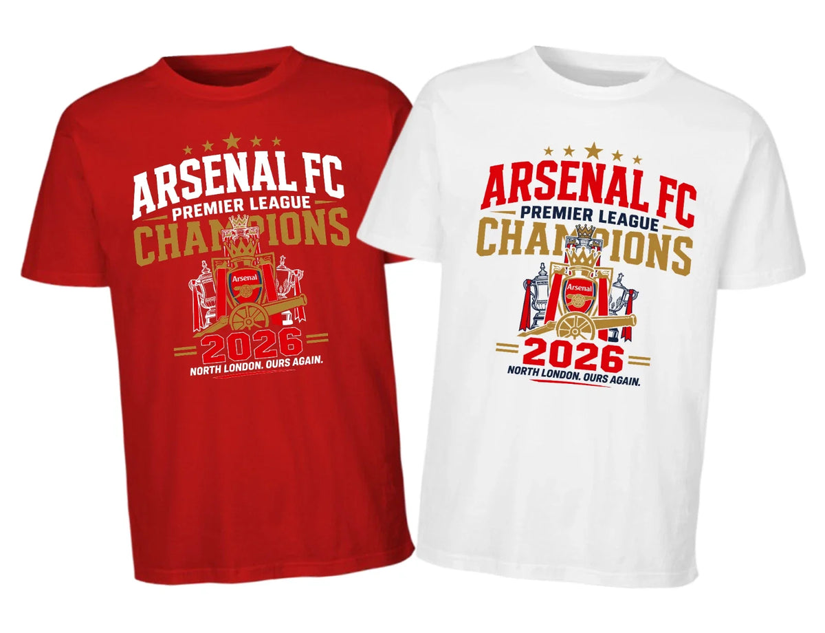 Arsenal FC Champions 2026 Premier League Winners Football Fan Unisex Tee Unisex
