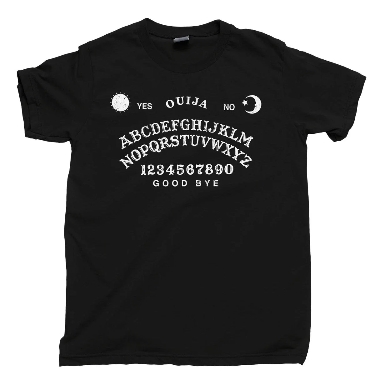OUIJA BOARD T Shirt Mystifying Oracle Talking Spirit Planchette Seance Ghost Tee Unisex