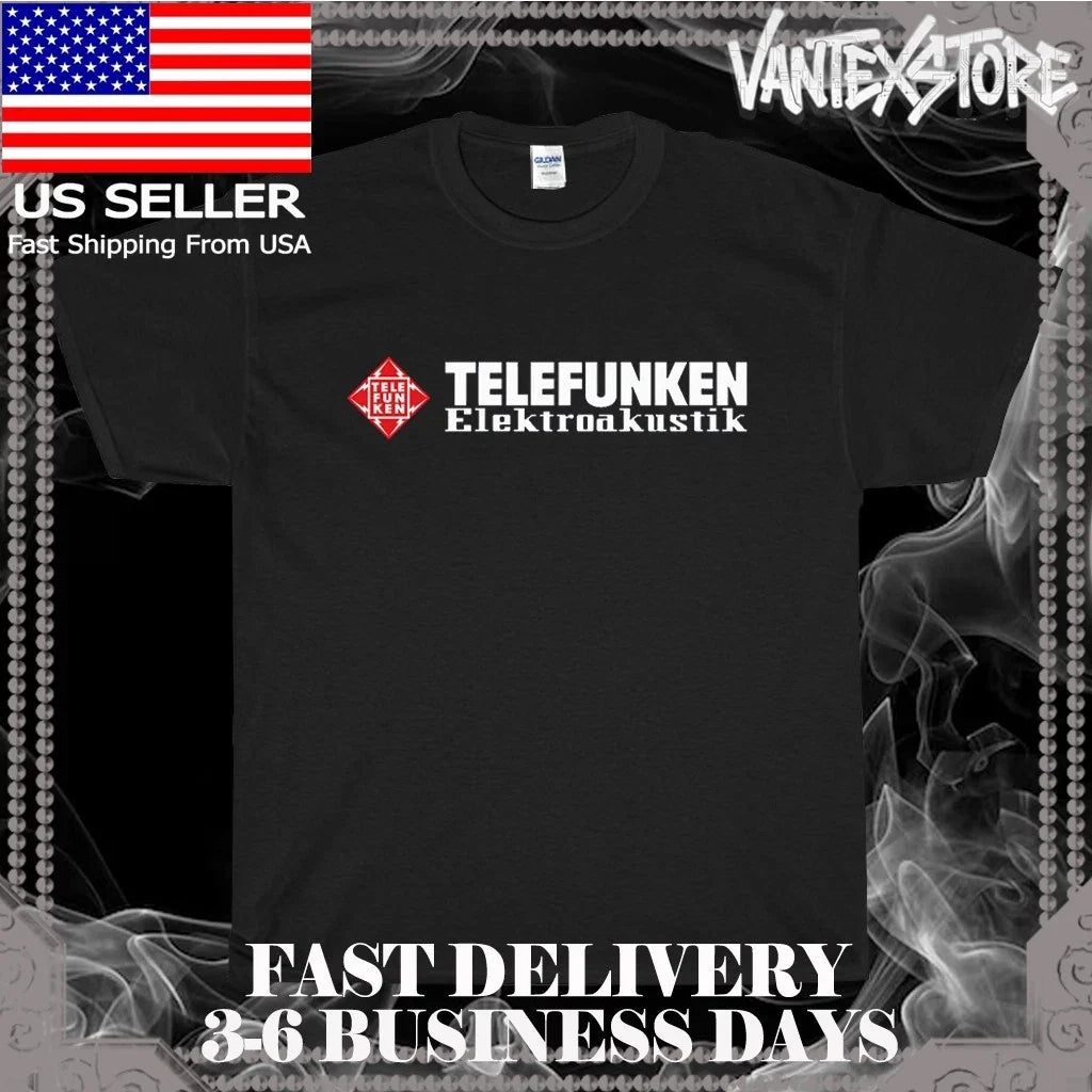 NEW SHIRT TELEFUNKEN ELEKTROAKUSTIK LOGO MEN'S AMERICAN USA SIZE S-5XL Unisex