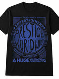 Prestige Worldwide Graphic | Retro Corporate Parody Tee | Unisex