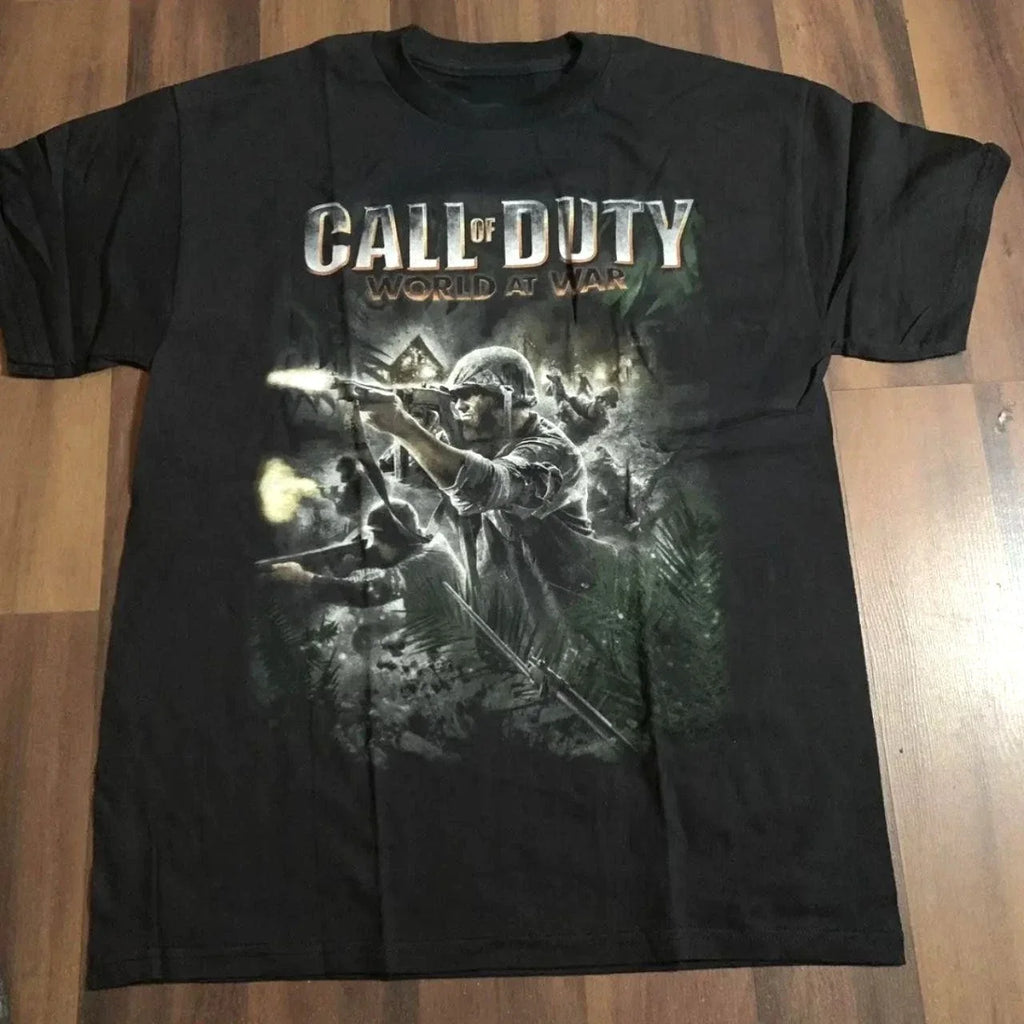 Vintage Call of Duty World at War Tee Classic FPS Game Unisex S-5XL Shirt ILS52 Unisex
