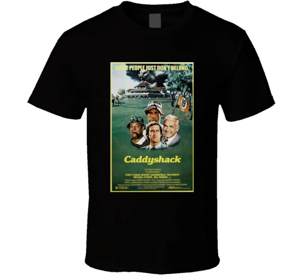 Caddyshack Movie Poster Vintage Retro T Shirt Unisex