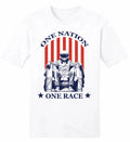 One Nation One Race Racing Helmet Graphic Tee Unisex