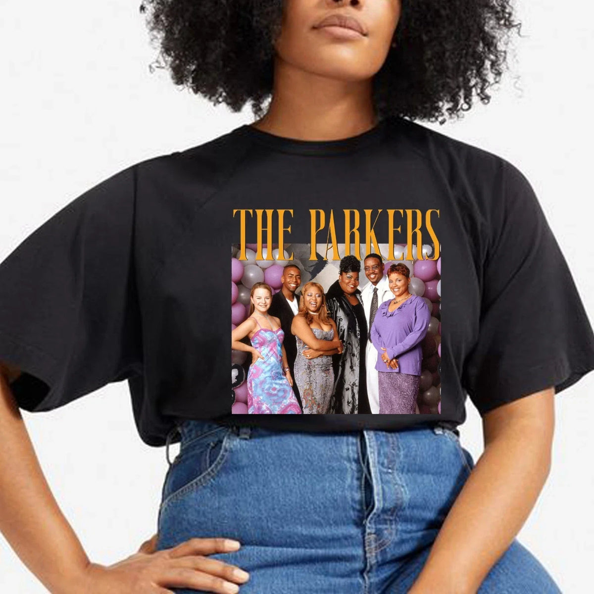 Retro The Parkers TV Show Shirt, Classic Black American TV Sitcom The Parker Tee Unisex