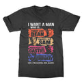 I Want a Supernatural Man funny nerd tee dean sam castiel crowley gift Unisex