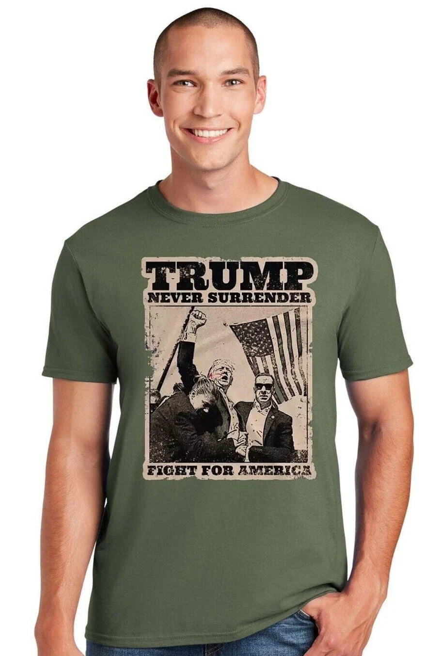 Donald Trump You Missed Me 45 47 MAGA Never Surrender Legend Flag Fight Unisex