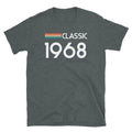 Classic Retro Inspired Graphic Birthday 1968 Vintage Short-Sleeve Unisex Unisex