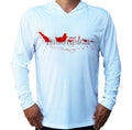 Flag Map Indonesia Sport UV Protected UPF 50 Long Sleeve Hood Fishing Unisex