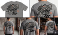 Custom 2KII Tactical Pistol - Grey Athletic Fit Tee - Premium Graphic Unisex