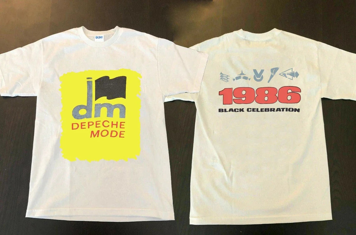Vtg Black Celebration 1986 Depeche Mode Rare Tour Unisex
