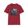 Foggy Monolith Skyline T Shirt | Futuristic Cityscape Graphic Tee | Unisex Unisex