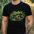Mens Monster Truck Motif Cotton Size XS to 5XL Unisex